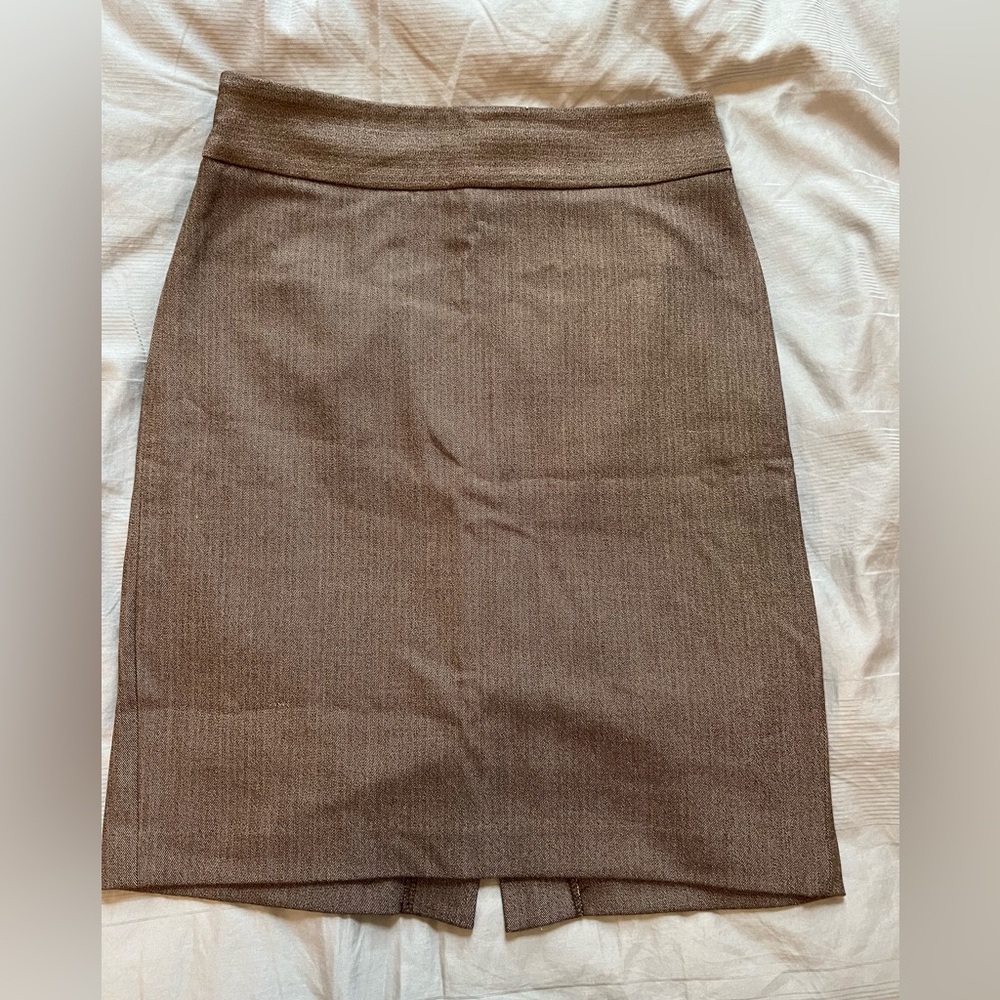 Vivienne Tam Brown Pencil Skirt  sz 6